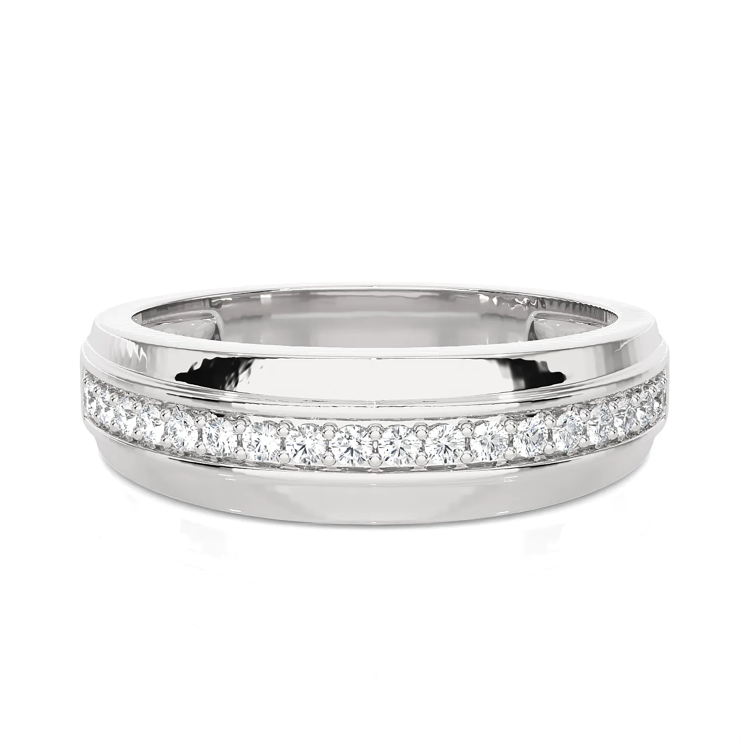 1/5 ctw Round Lab Grown Diamond Anniversary Ring