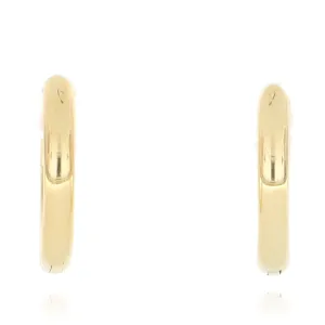 18k Yellow Gold Mini Huggie Hoops