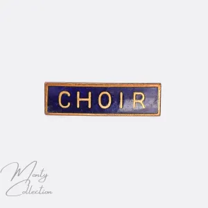 1960s Enamel CHOIR Badge