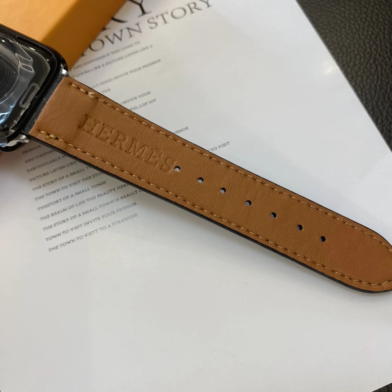 All Black HM Apple Watch Band