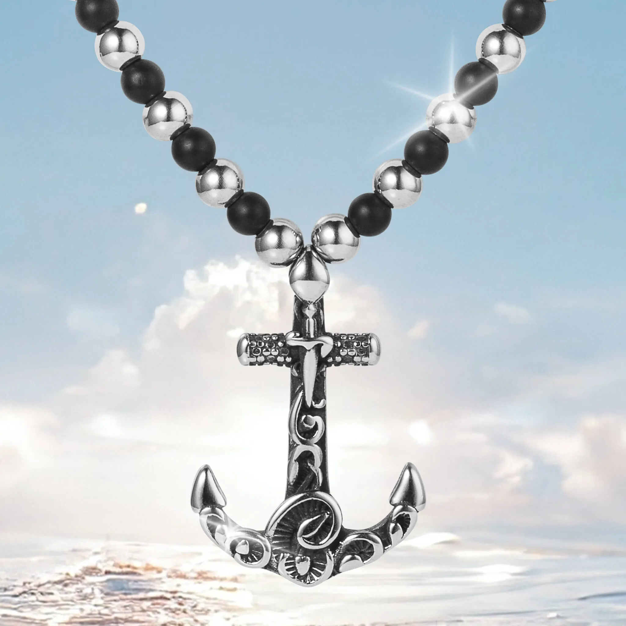 Black Tide Men’s Necklace