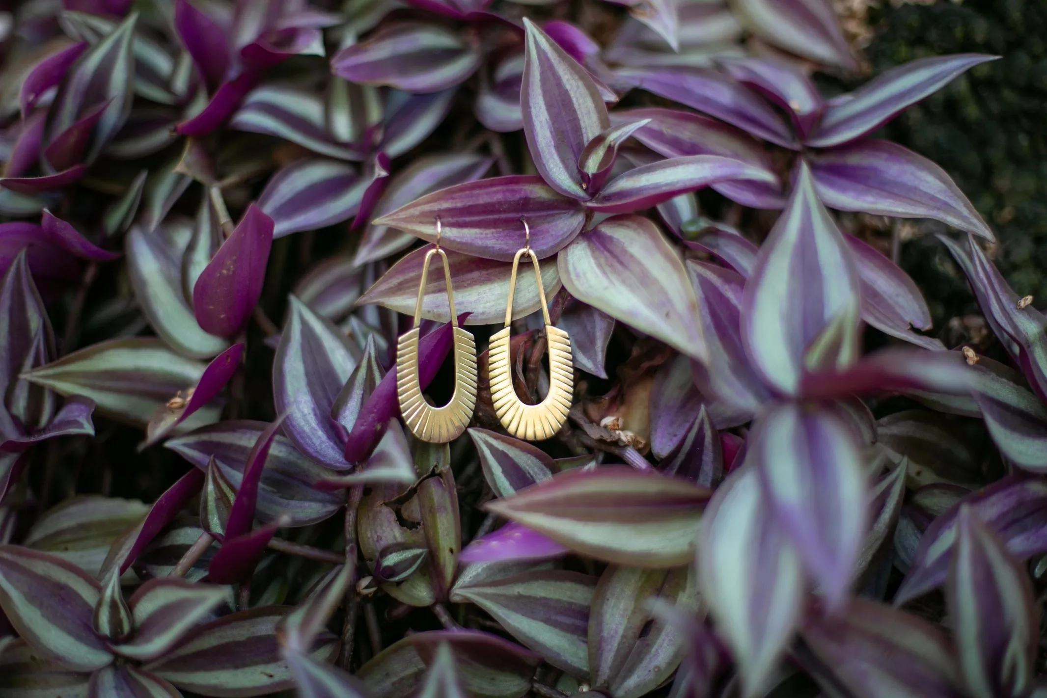 Carolyn Keys Adele Earrings Brass