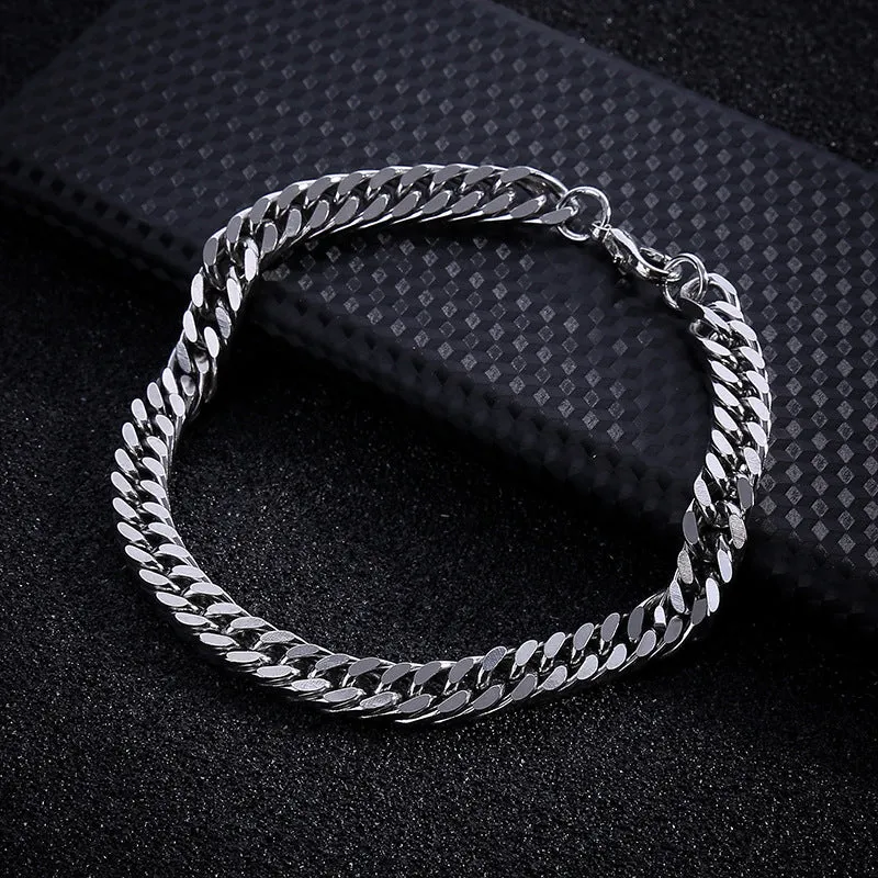 Chain Bracelet Simple Stainless Steel