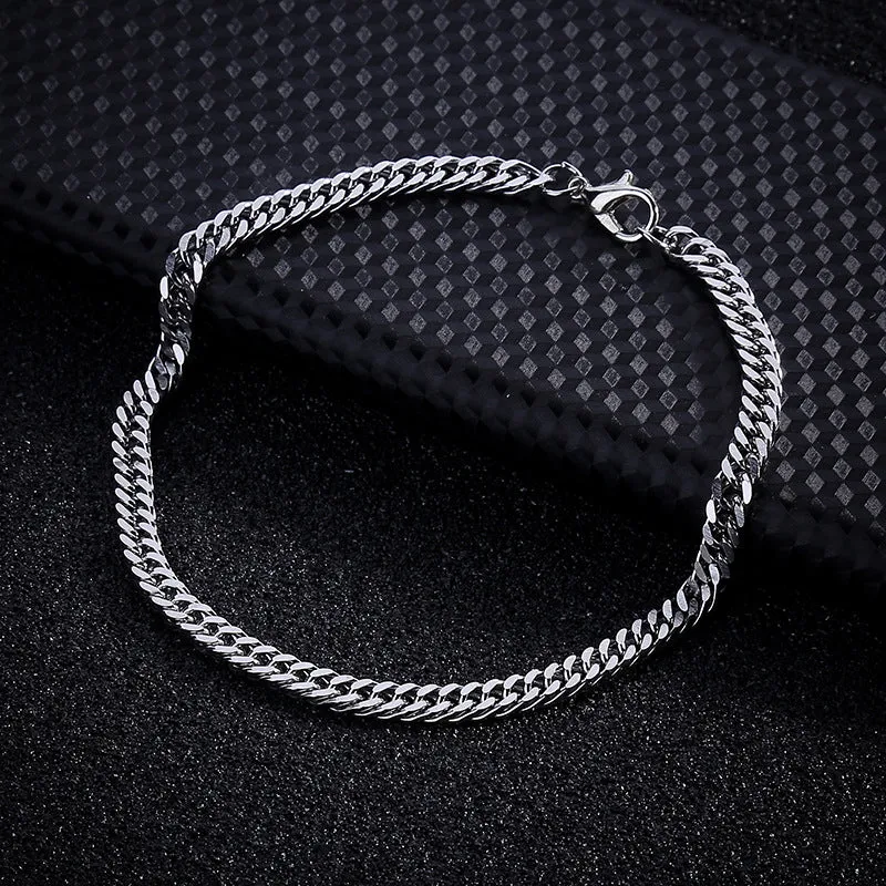 Chain Bracelet Simple Stainless Steel