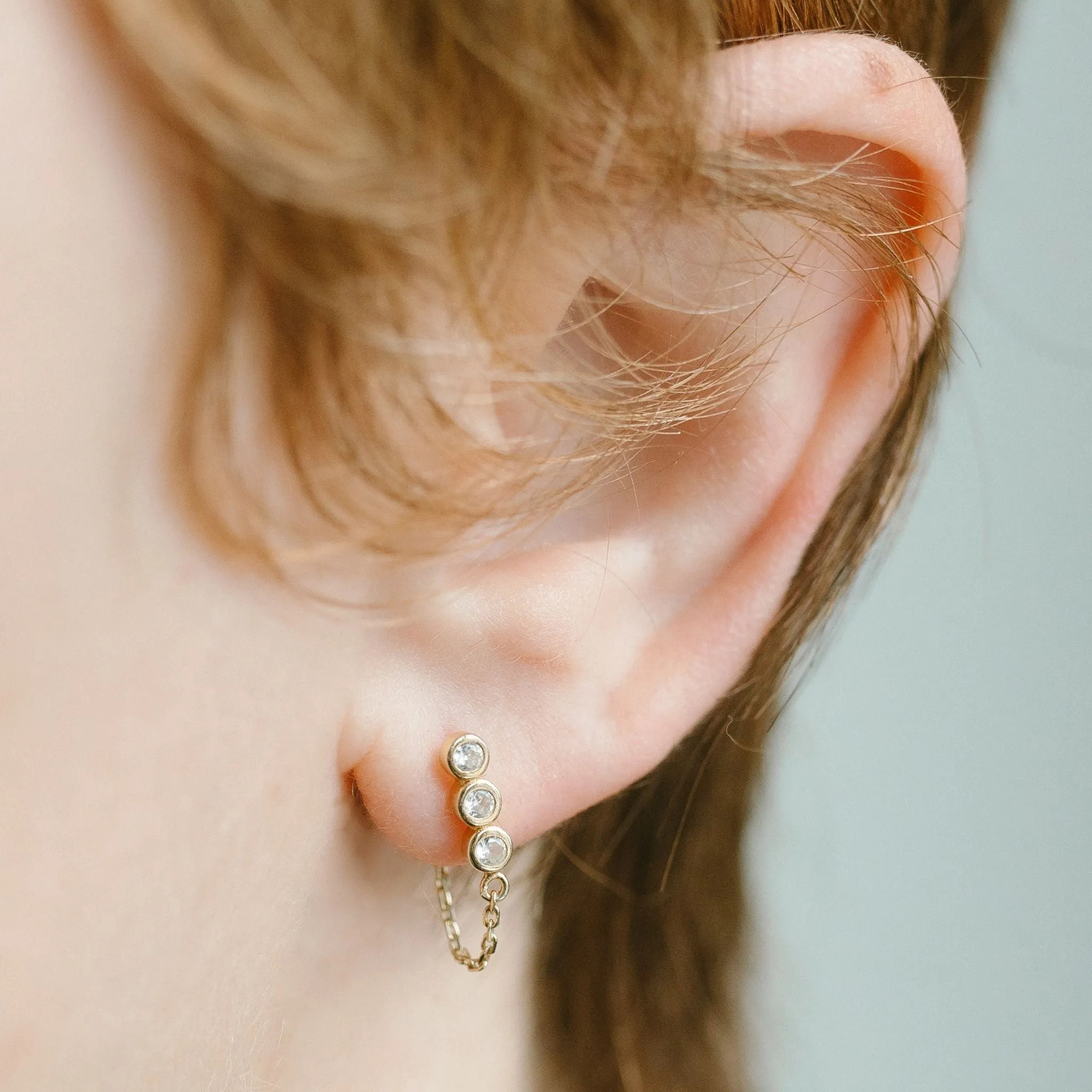 Chain Stud Earrings