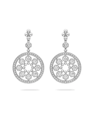 Circus White Gold Diamond Earrings