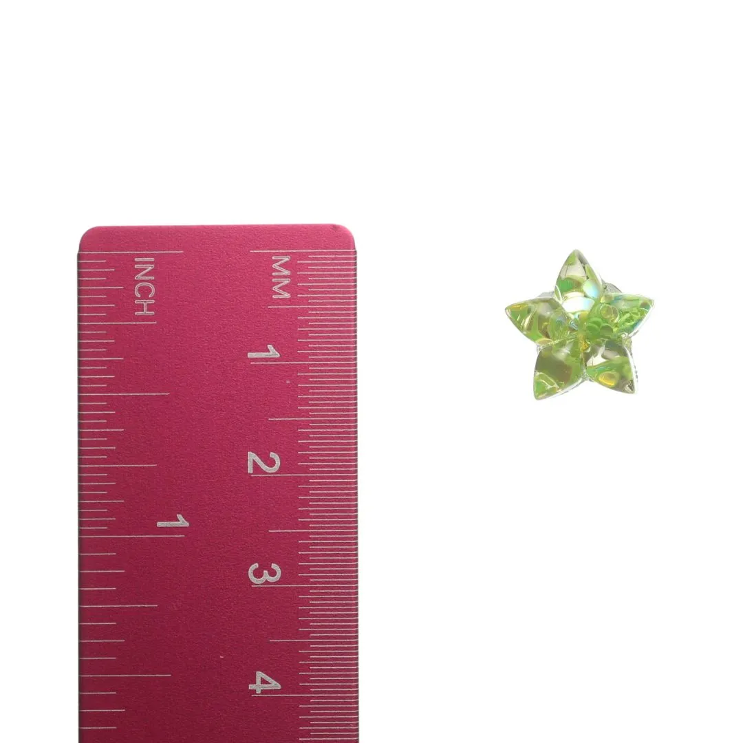 Confetti Star Studs Hypoallergenic Earrings for Sensitive Ears Made with Plastic Posts