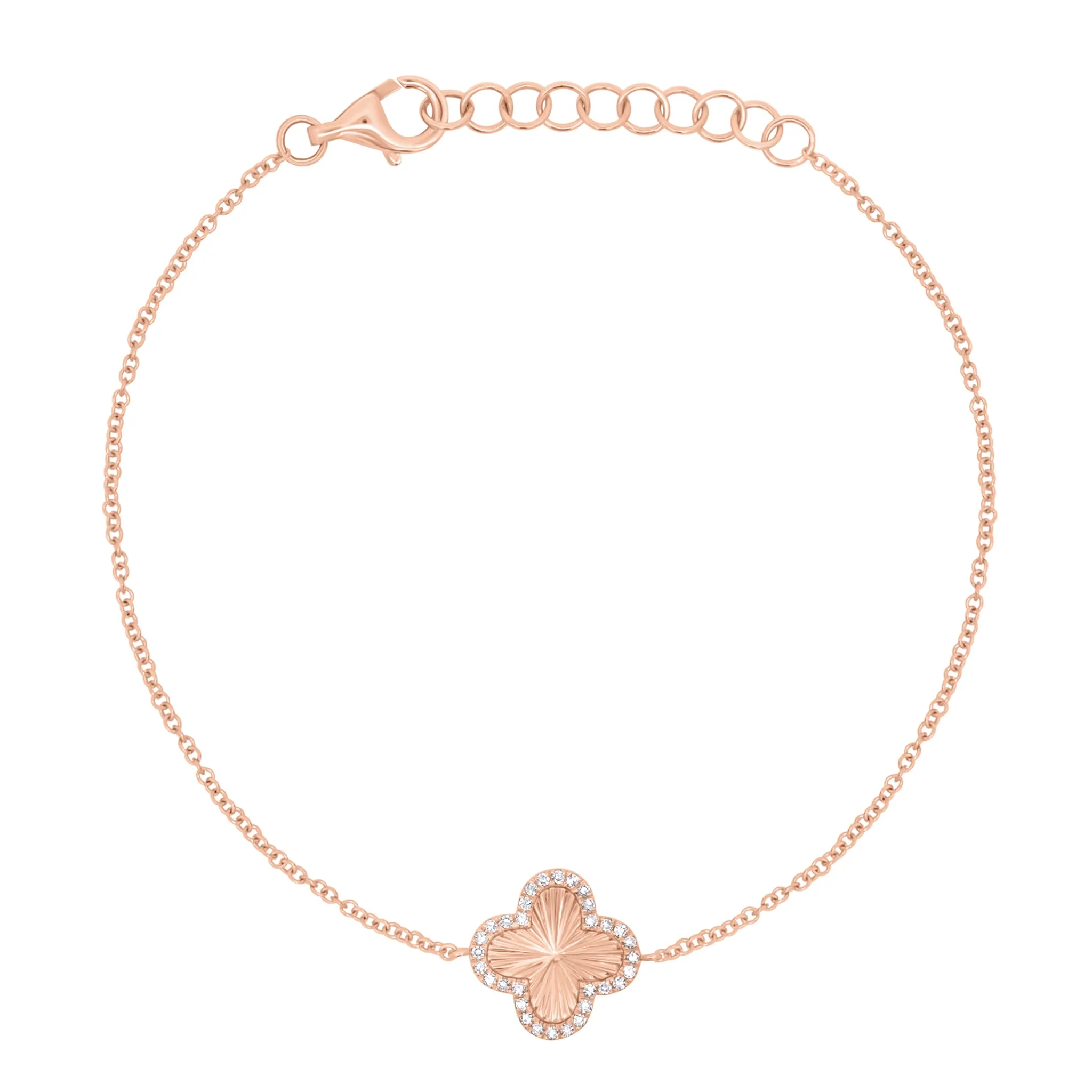 Diamond Simple Clover Fashion Bracelet