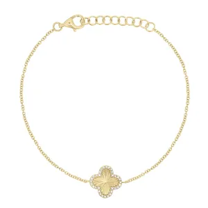 Diamond Simple Clover Fashion Bracelet