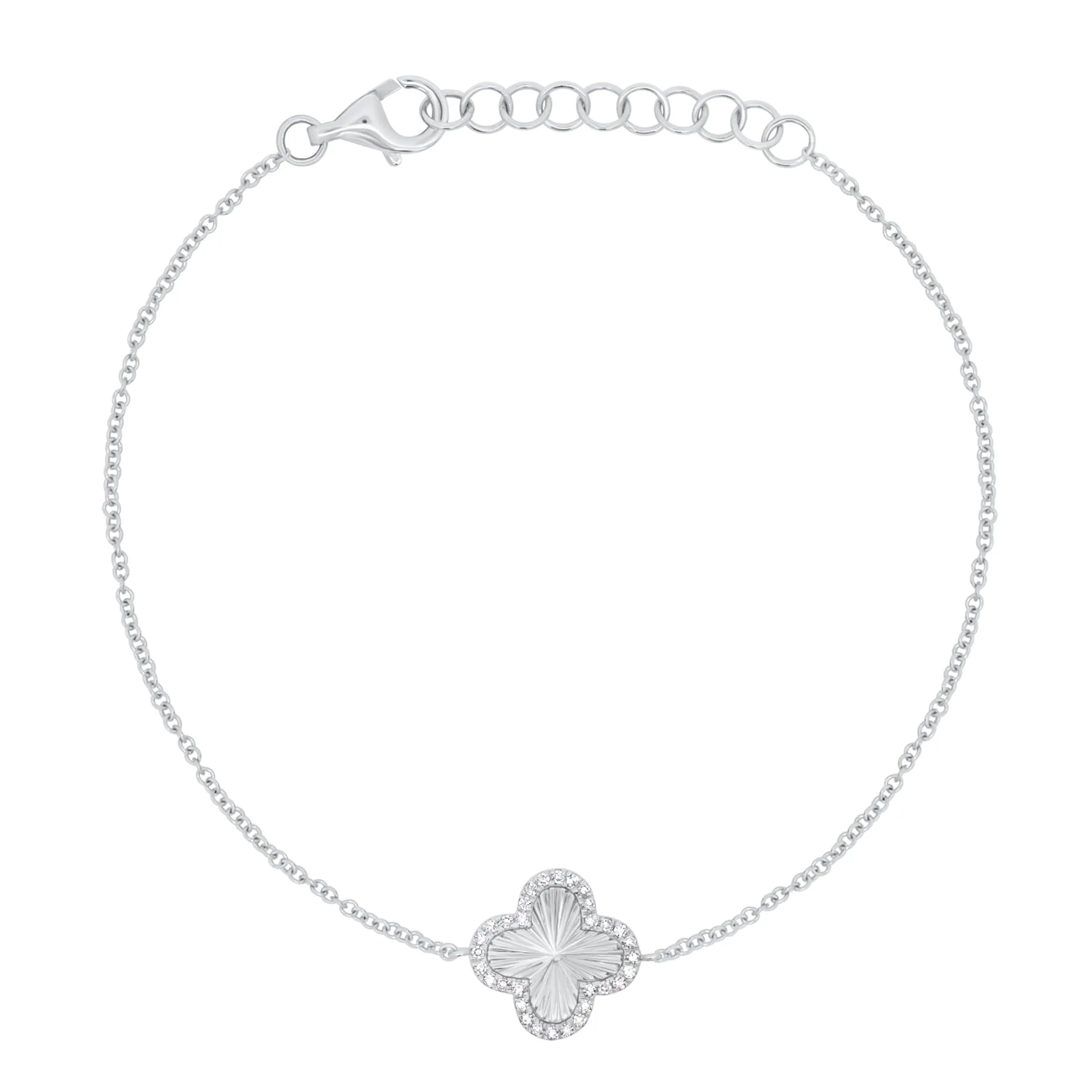 Diamond Simple Clover Fashion Bracelet