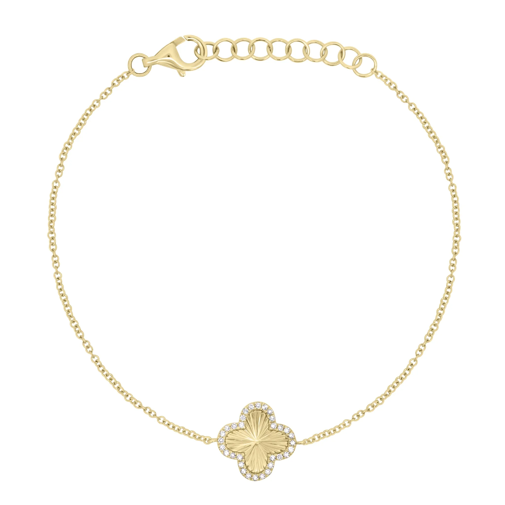 Diamond Simple Clover Fashion Bracelet