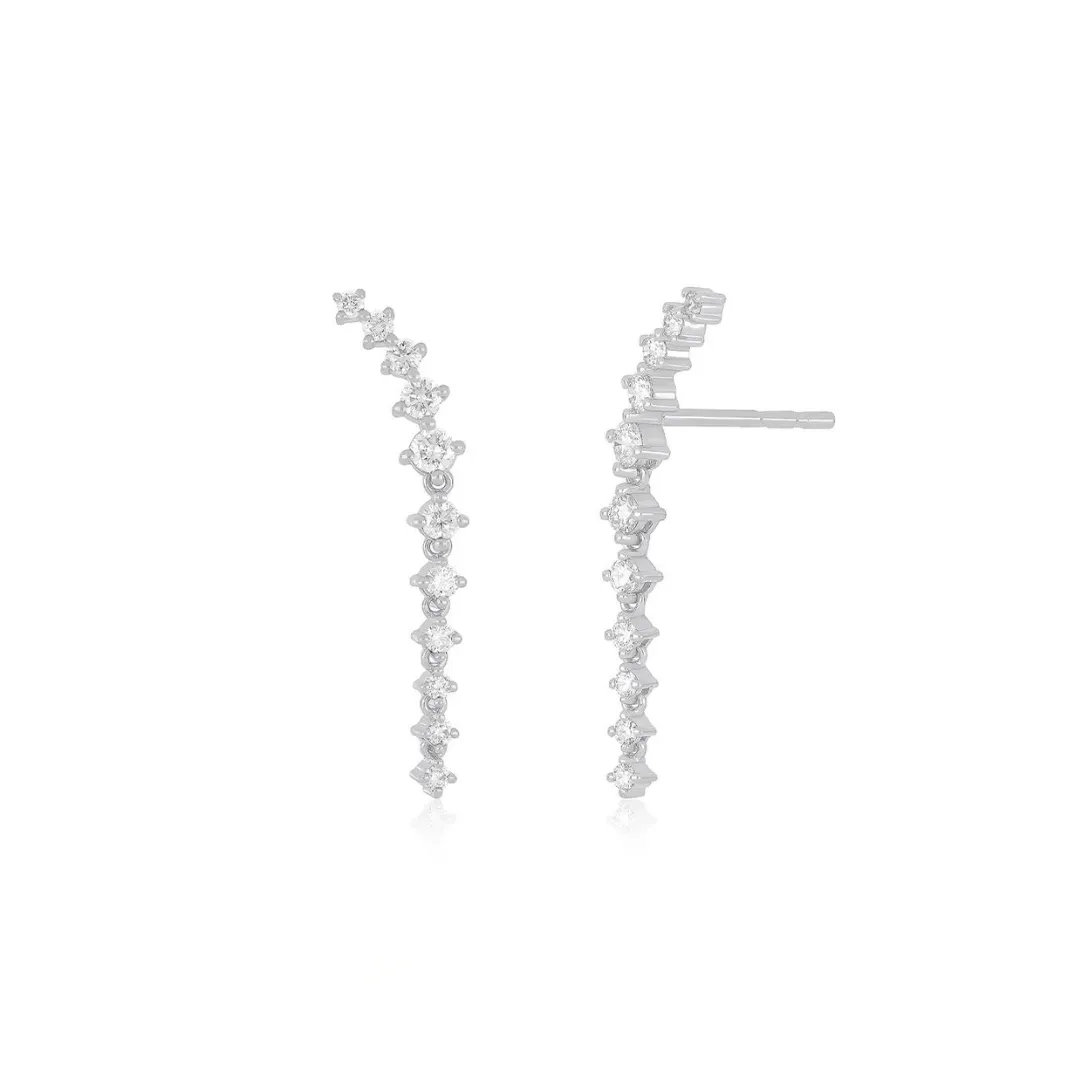 Diamond Waterfall Earrings