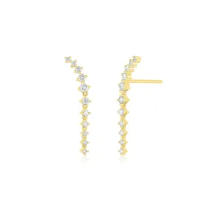 Diamond Waterfall Earrings