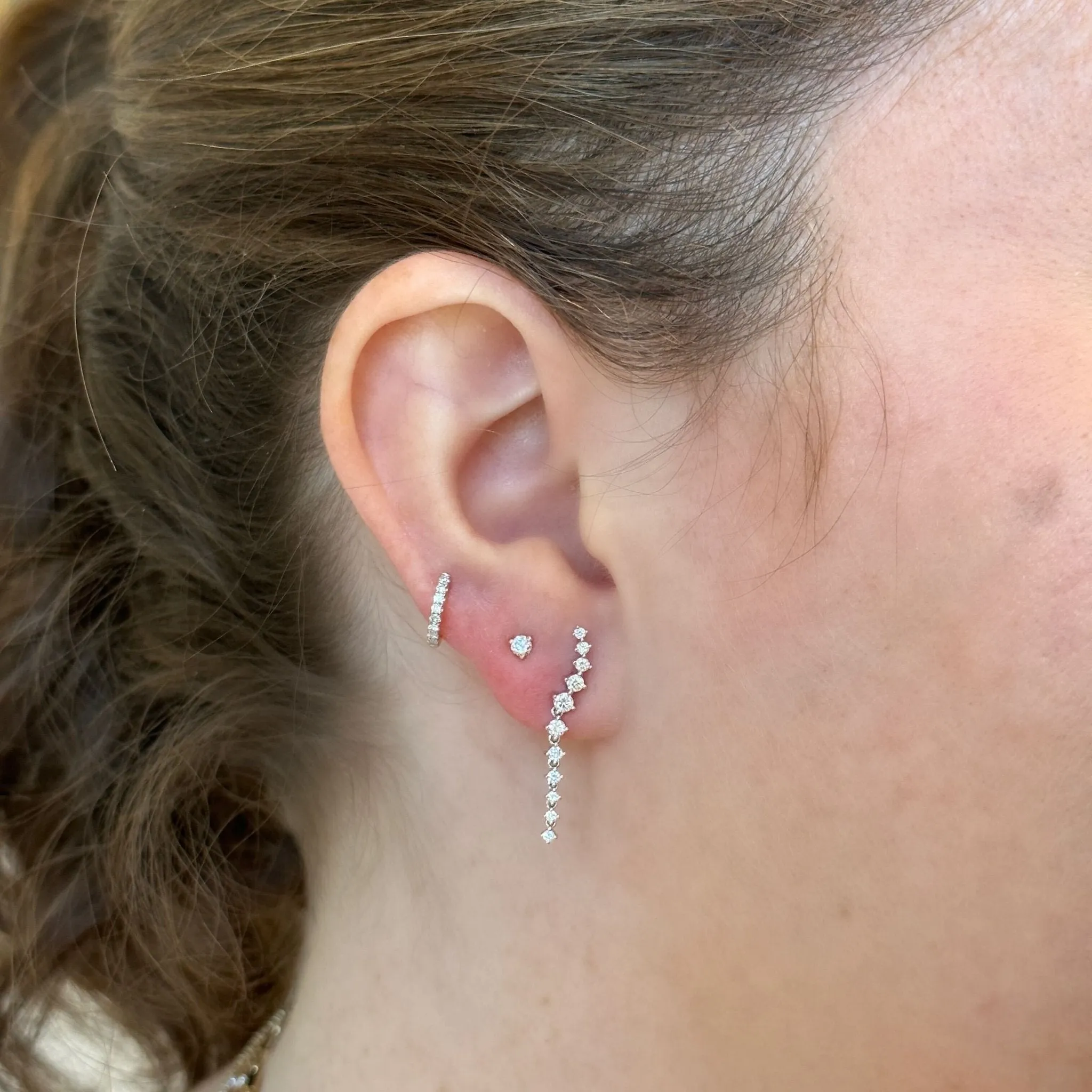 Diamond Waterfall Earrings