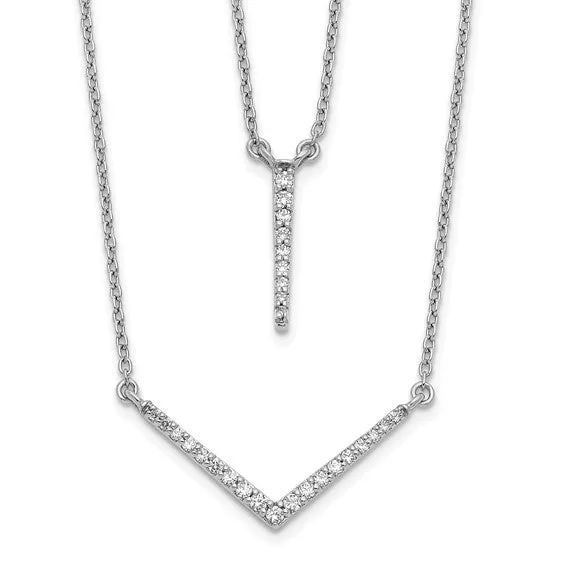 Edgy Double Strand Diamond