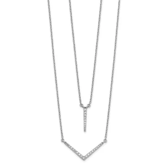 Edgy Double Strand Diamond