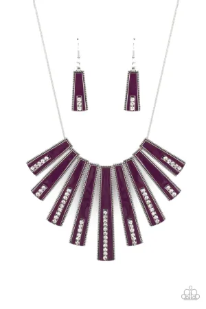 FAN-tastically Deco Purple-Necklace