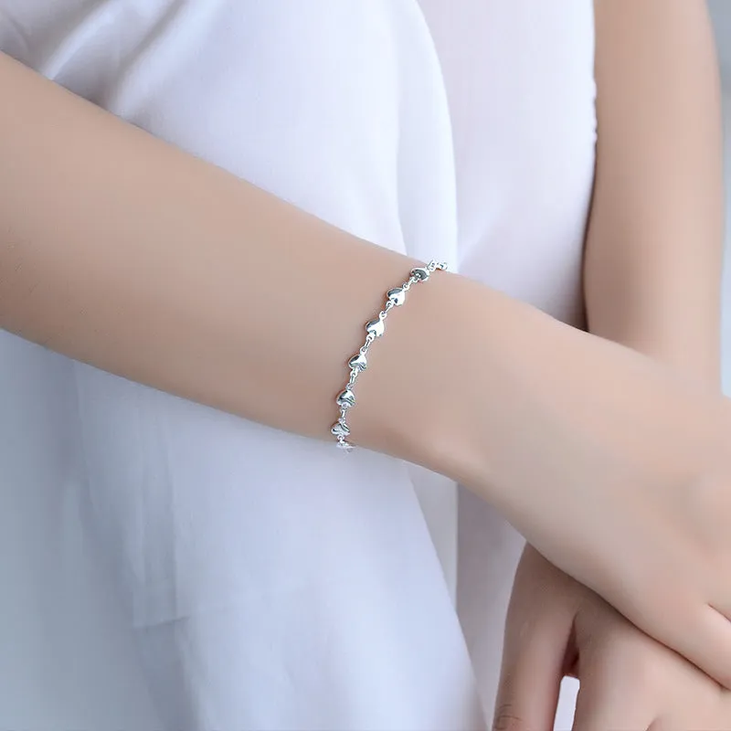 Fashion Simple Ladies Solid Love Bracelet