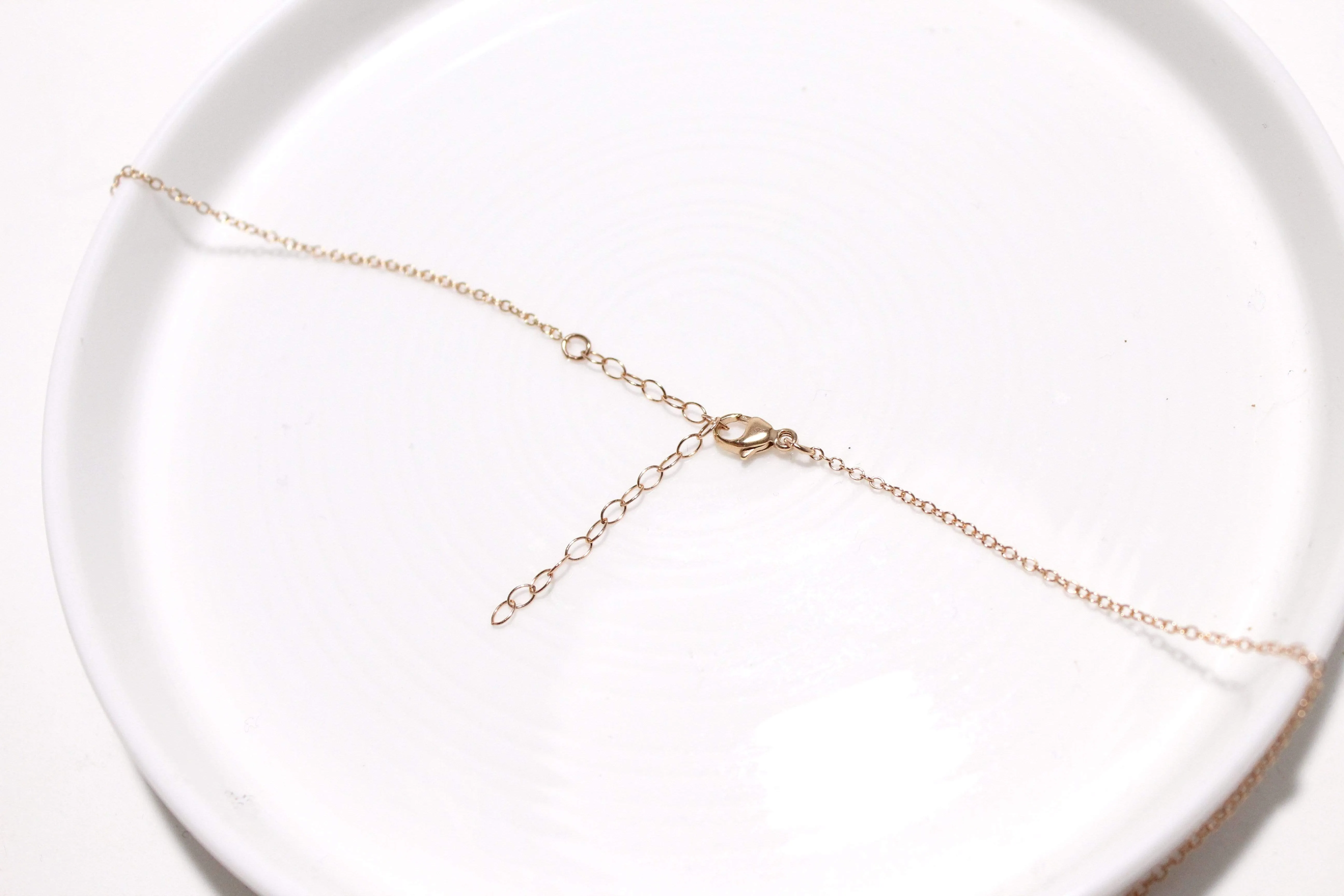 FERRARA Necklace | edgy rose gold necklace