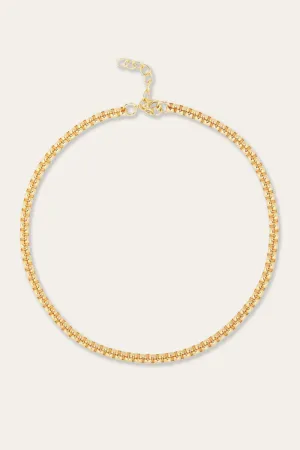 Gilda gold plated chain necklace