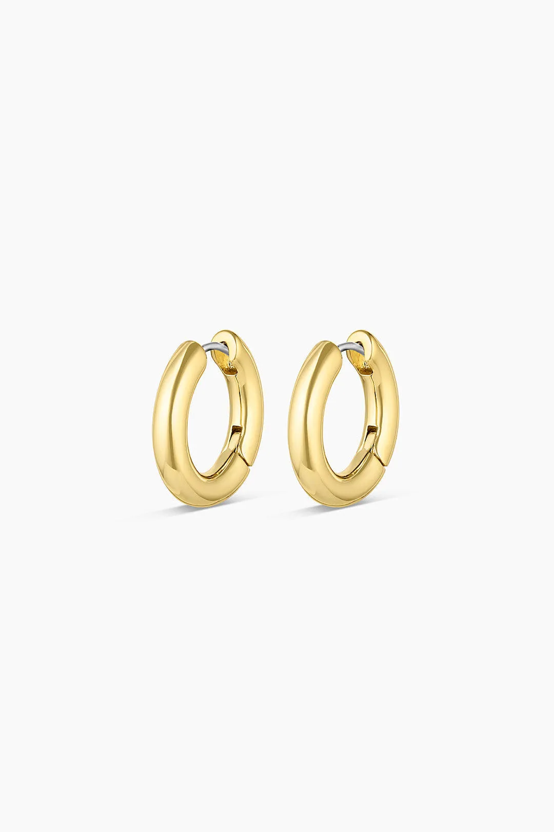 Gorjana Lou Hoops Earrings in Gold