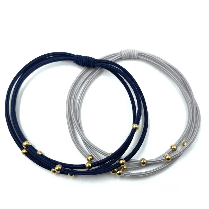 Gray & Navy Hair Bands