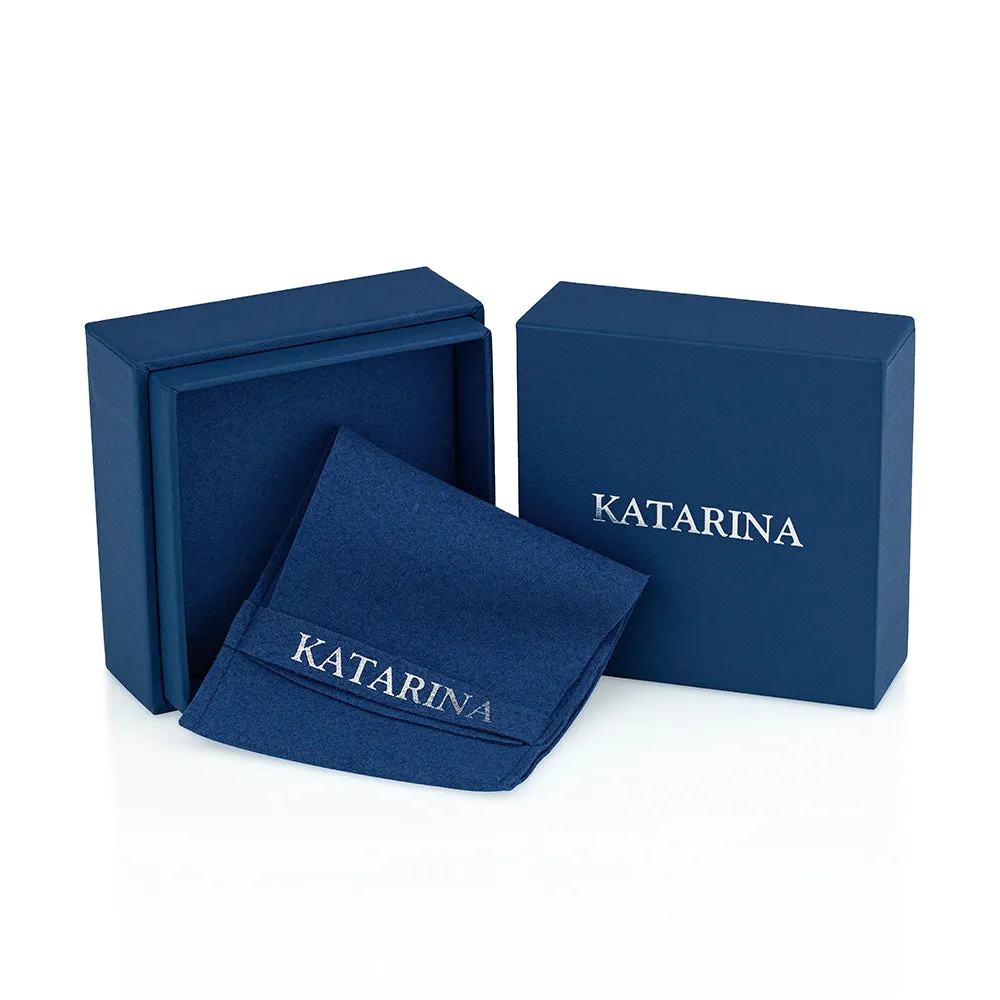 KATARINA 2 cttw Two Row Diamond Anniversary Ring