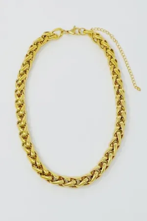 Ladies Bold and Edgy Chain Link Necklace