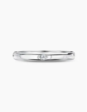 LVC Tresor Classic Polished Diamond Wedding Band