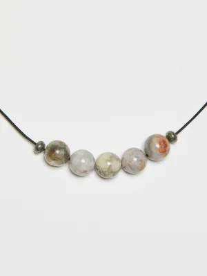 Mini Agate Beaded Necklace