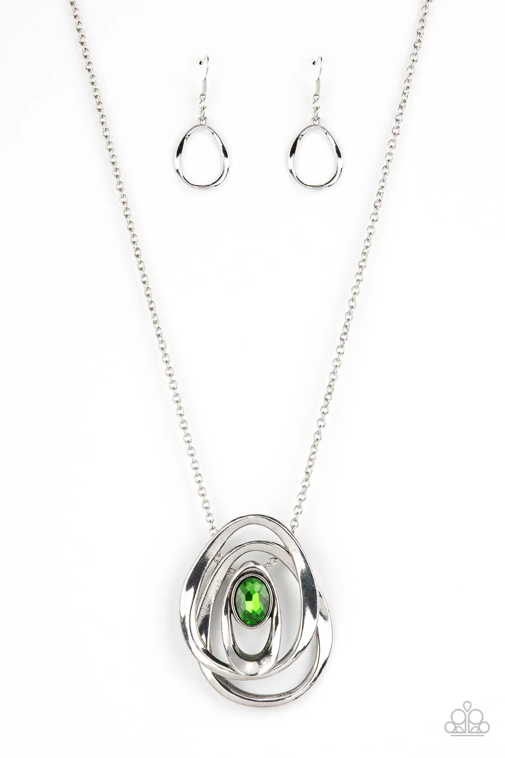 Necklaces Luminous Labyrinth - Green N2342