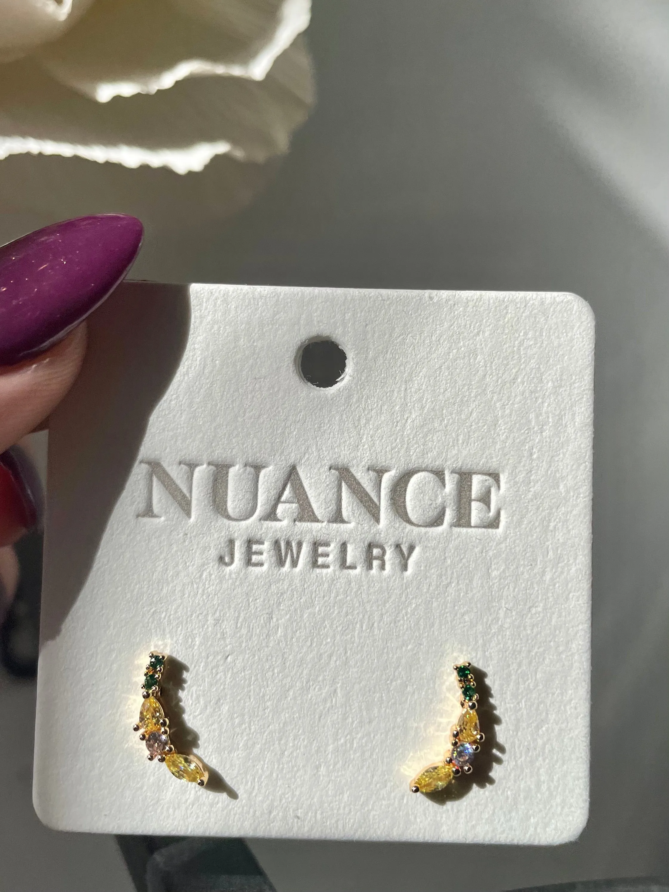 Nuance Banana Studs