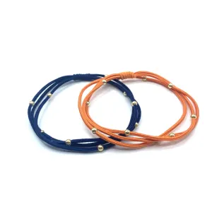 Orange & Navy Hair Bands