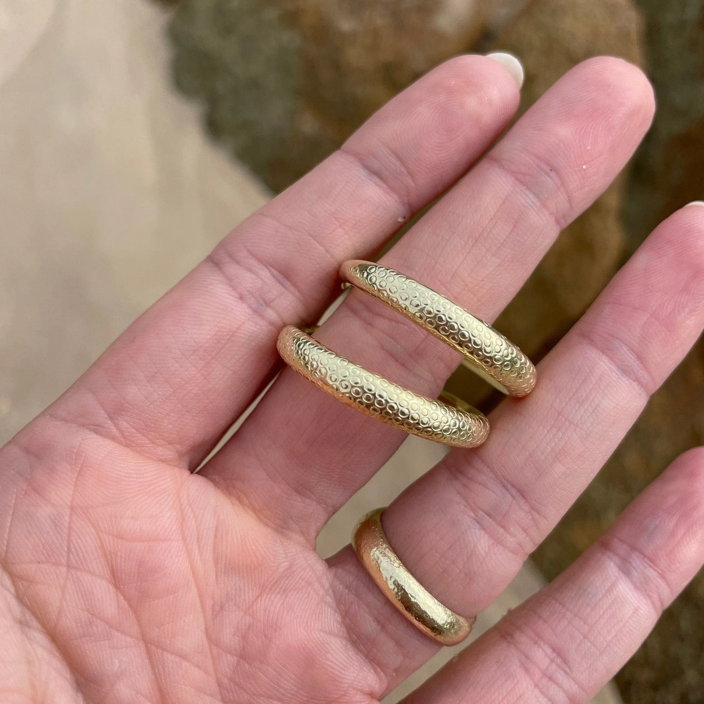 Ouroboros Gold Hoops