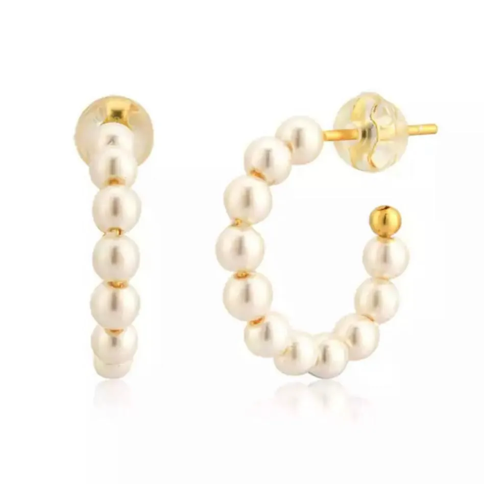 Pearl Hoops