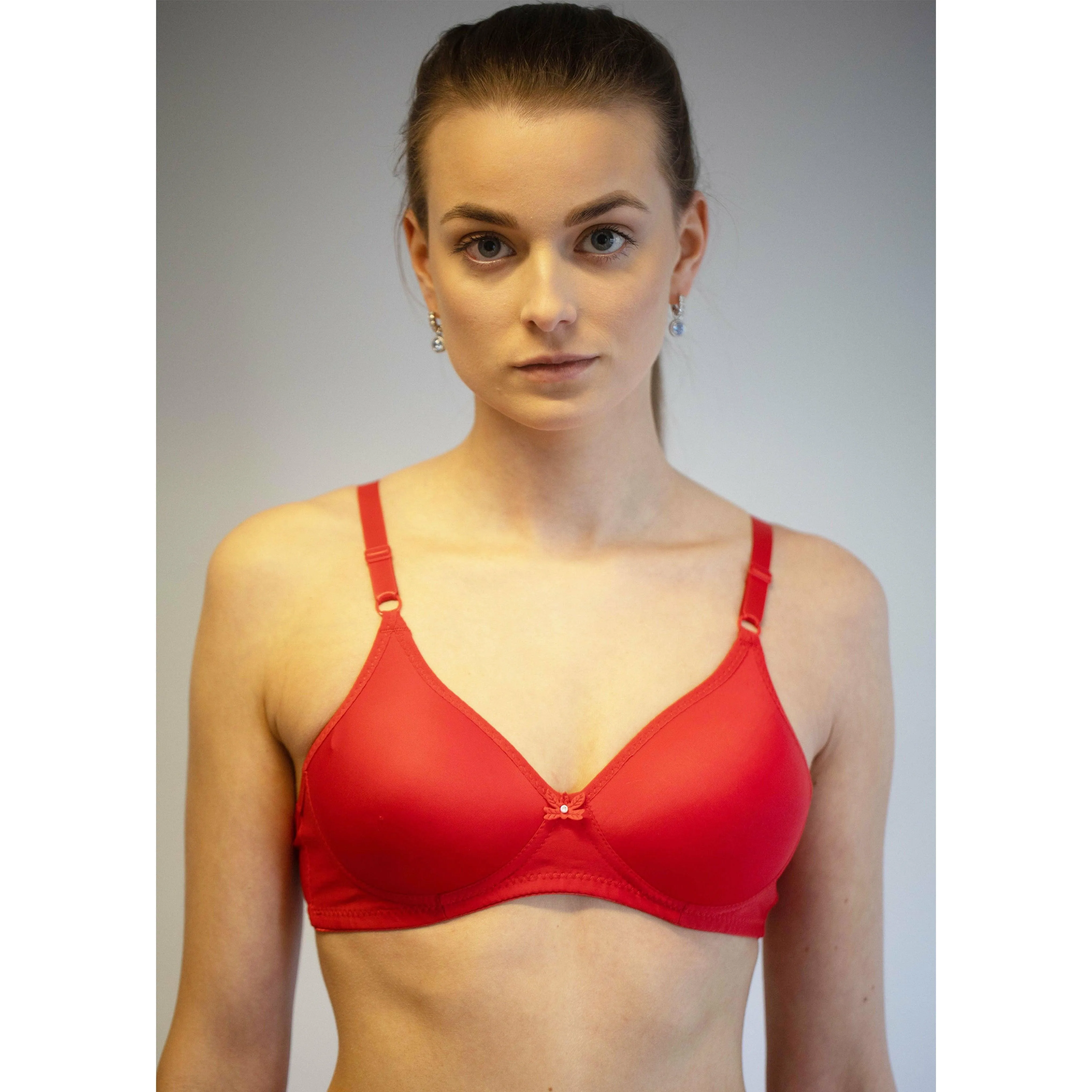 Purple Clarkia - Padded Non-Wired T-Shirt Bra