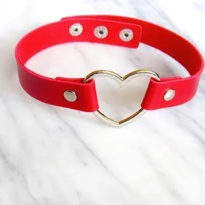 Red Heart Choker