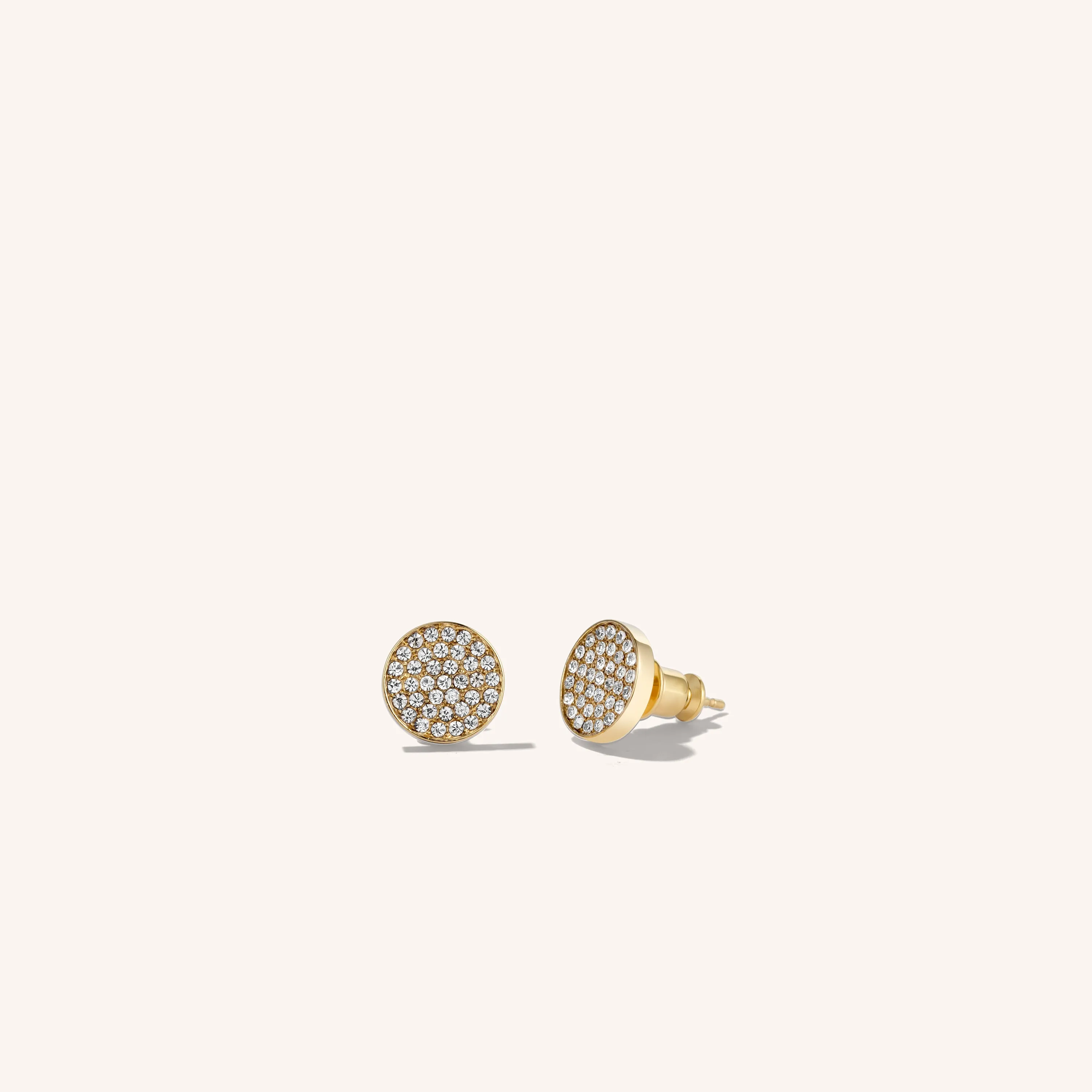 Round Pavé Studs