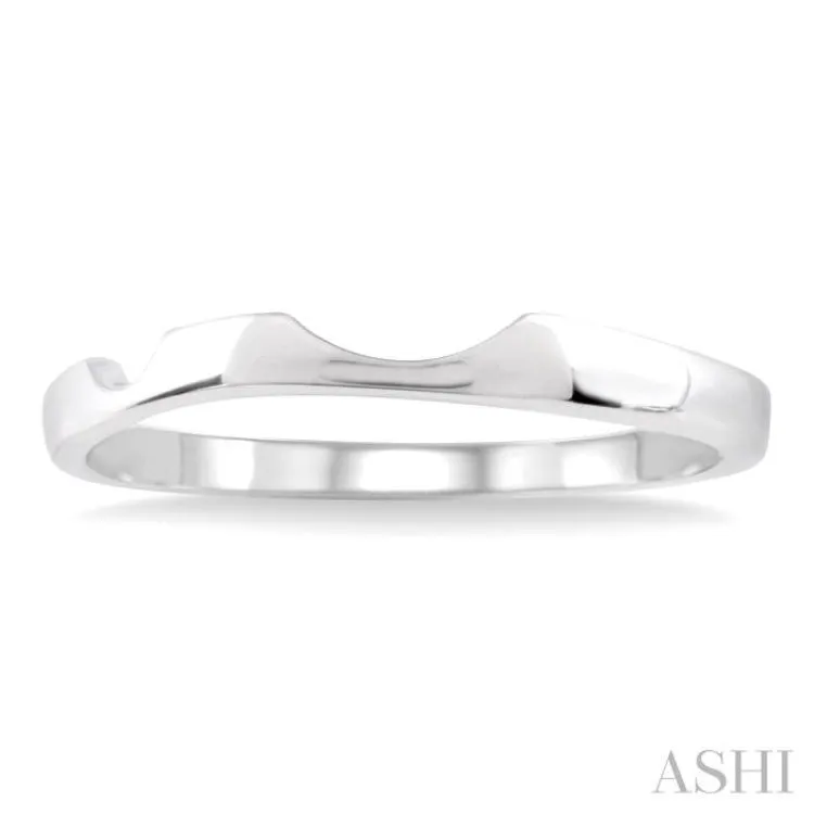 Shadow Band in 14K White Gold