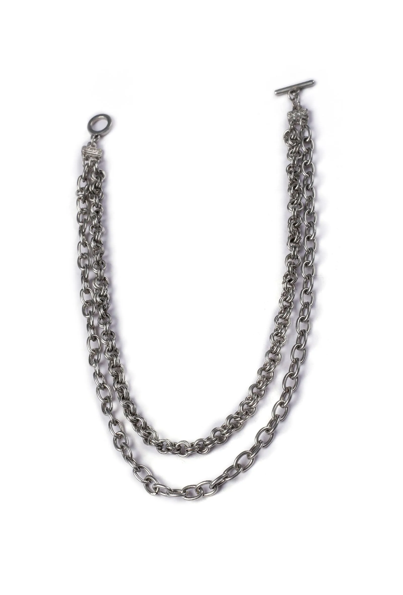 Silver Double Layered Chain