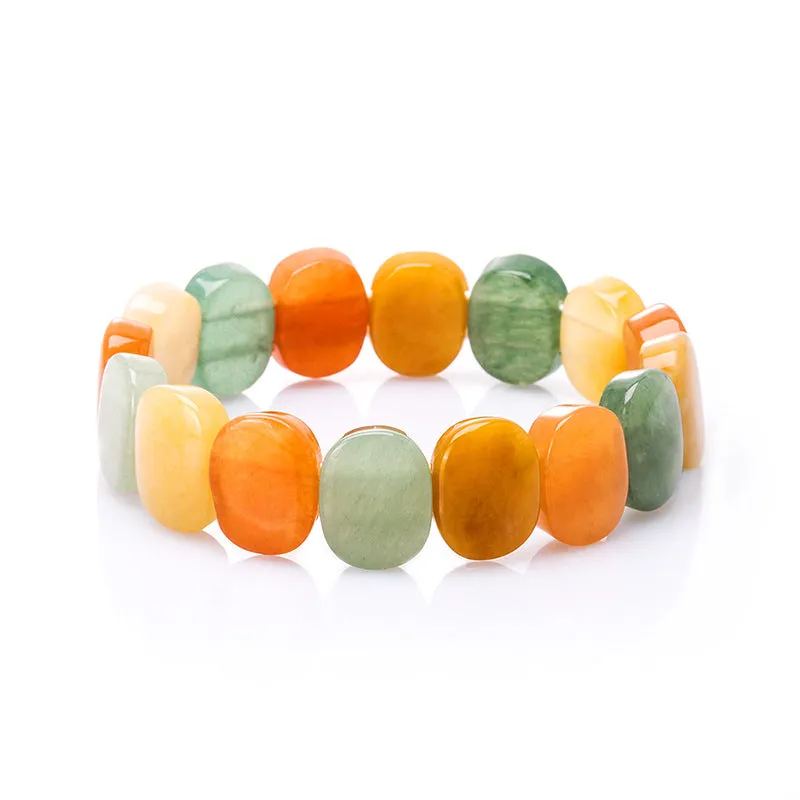 Simple Natural Stone Crystal Bracelet