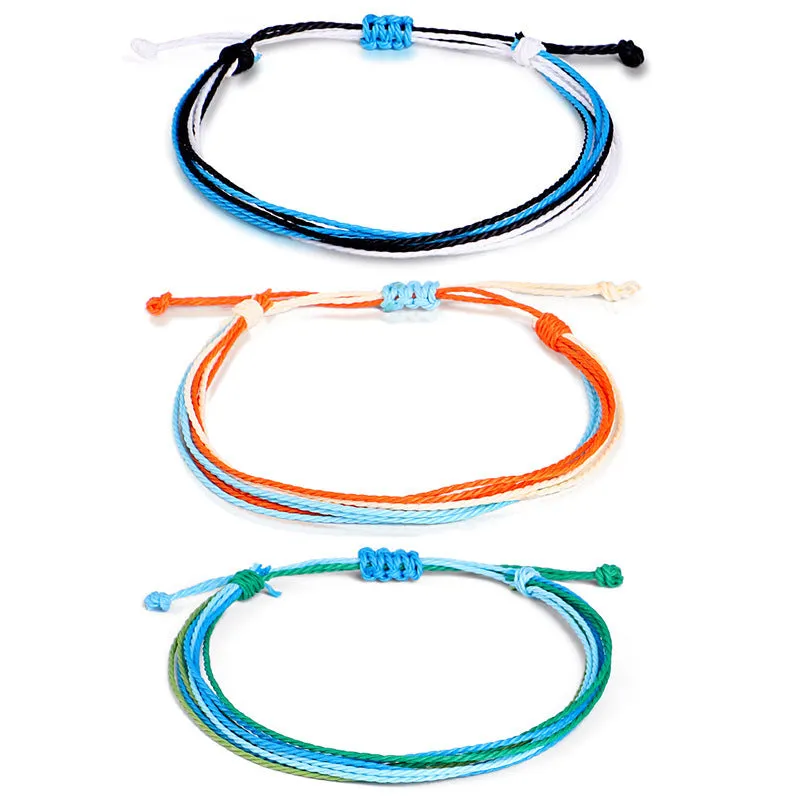 Simple waterproof wax thread color cord