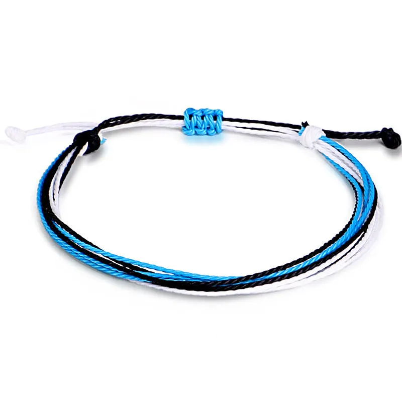 Simple waterproof wax thread color cord