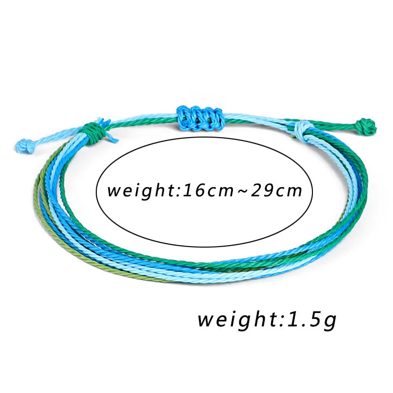 Simple waterproof wax thread color cord