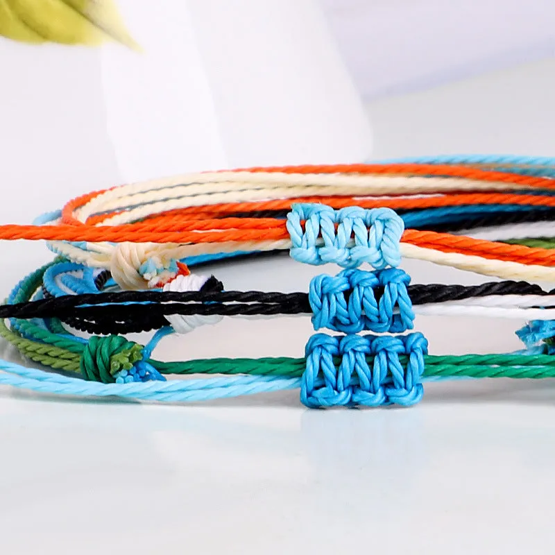 Simple waterproof wax thread color cord