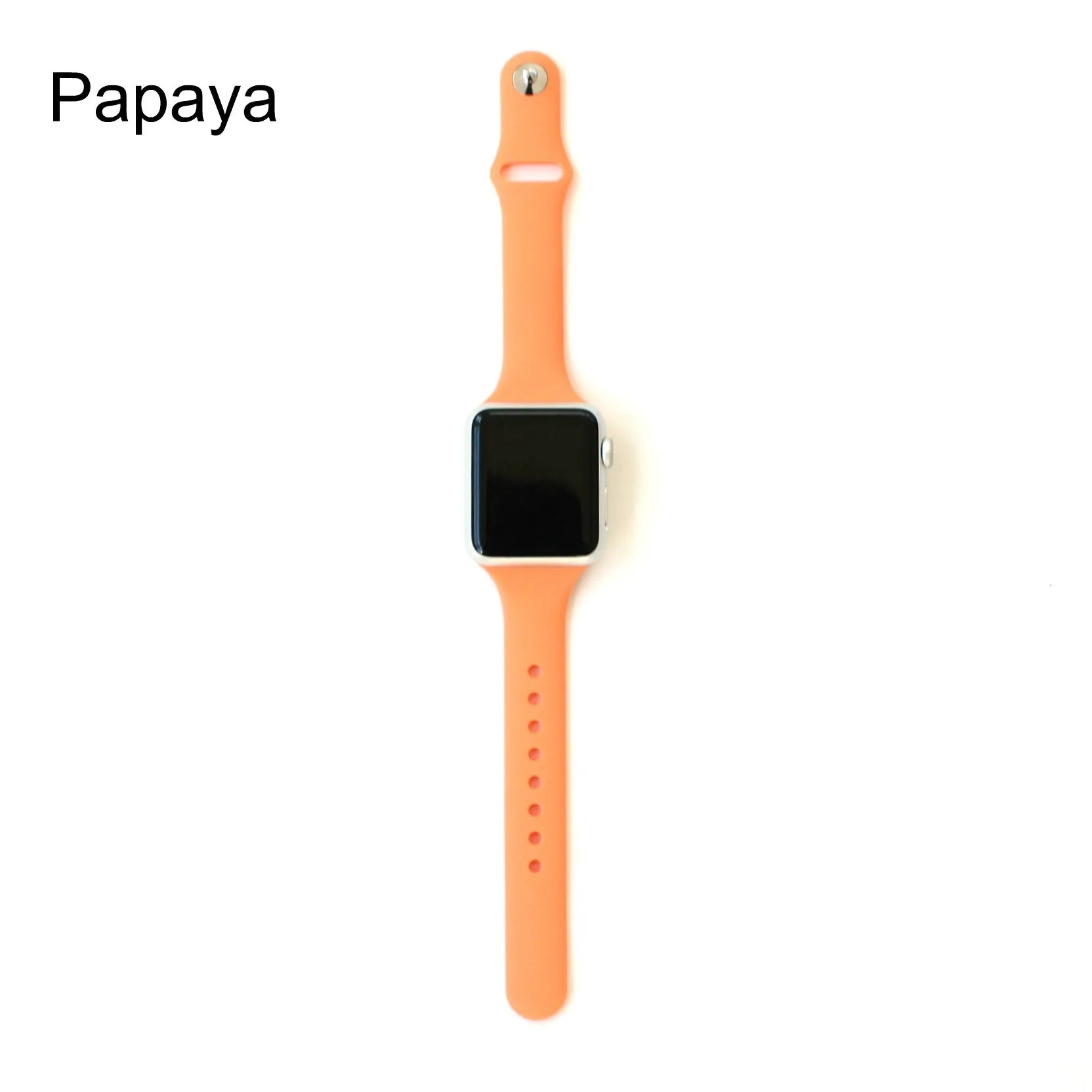 Slim Apple Watch Bands | Skinny Silicone Apple Bands