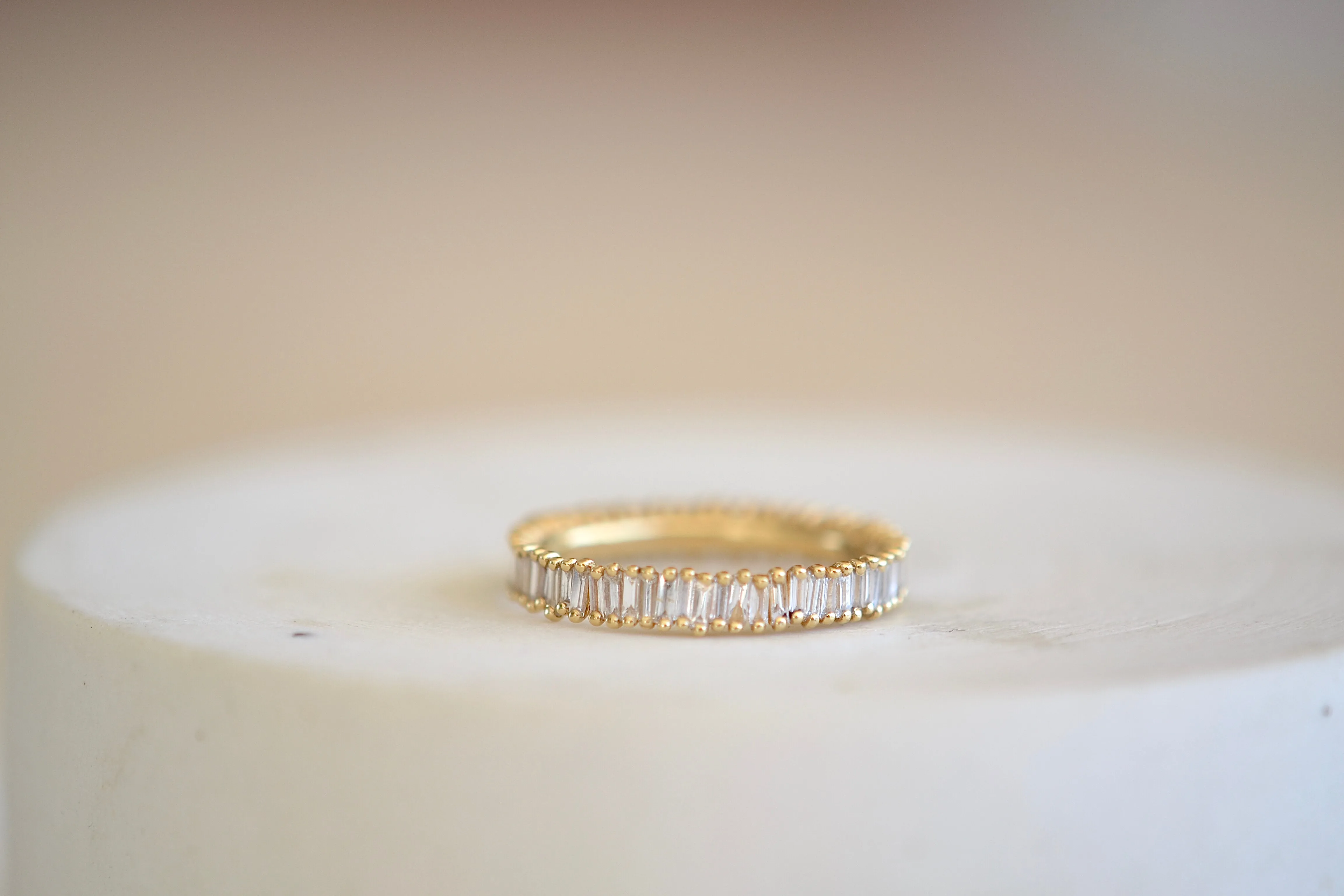 Small Baguette Eternity Band