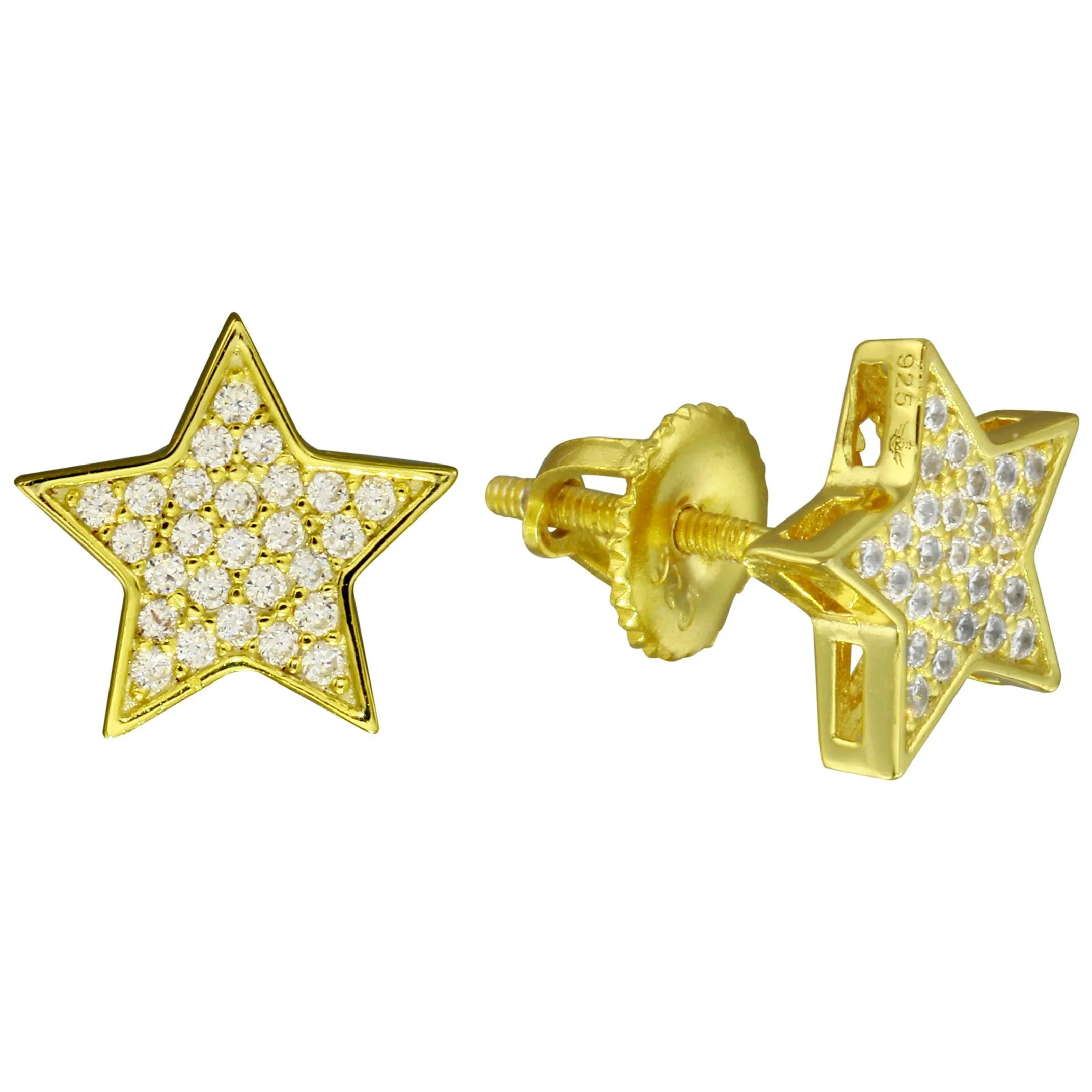 Sparkly Star Studs