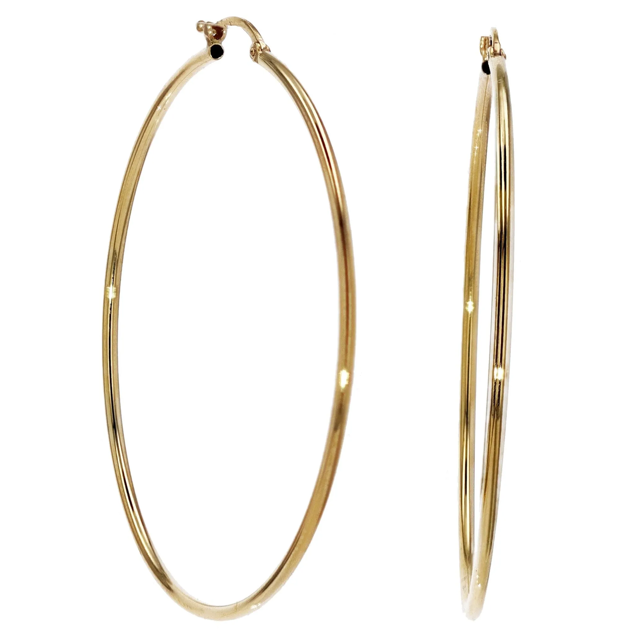 The Classic Gold Hoops in 1.5mm