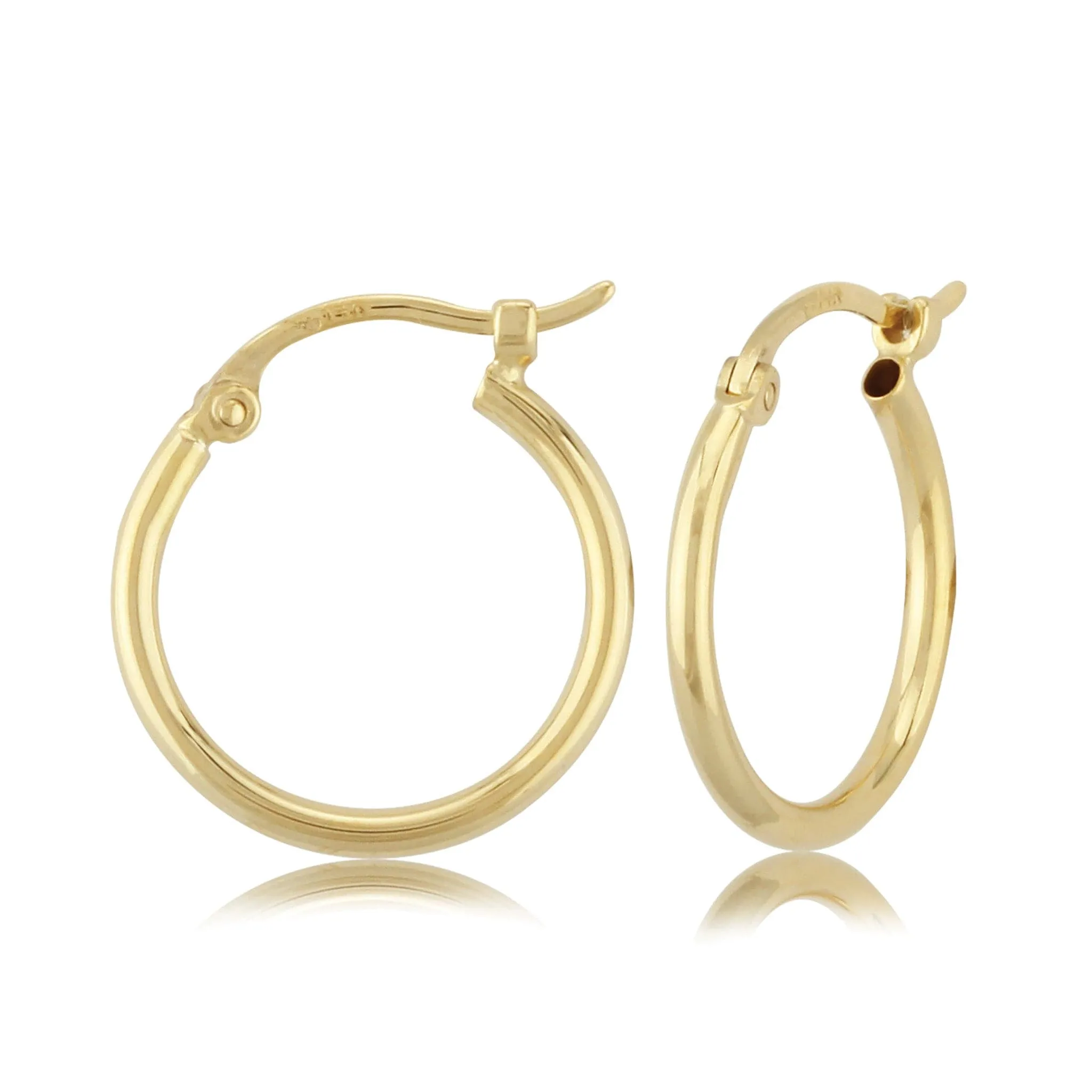 The Classic Gold Hoops in 1.5mm